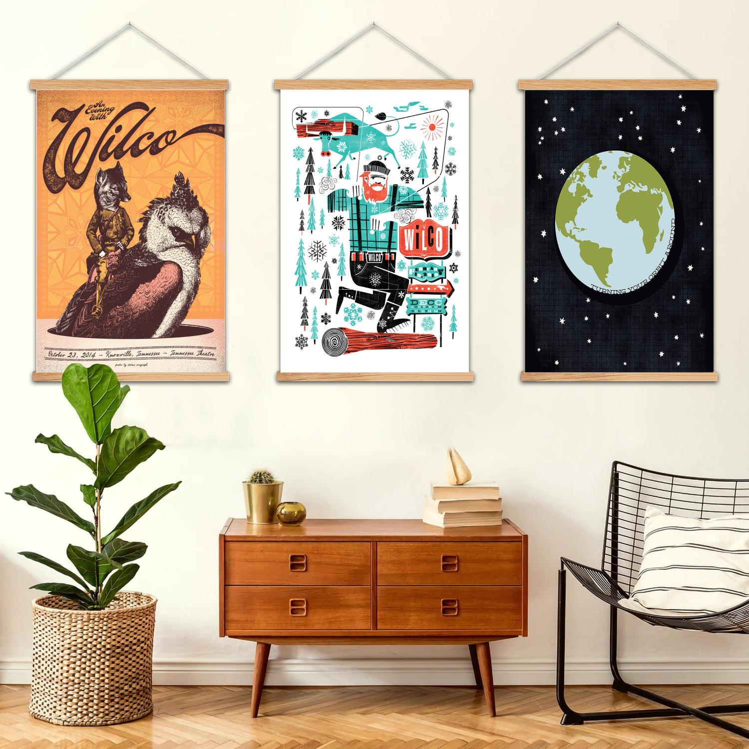Art Print Framed - ويلكو مؤطرة جدار اللوحة قماش ملصق