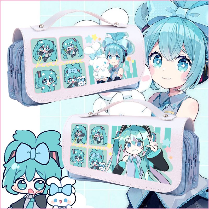 Anime Merchandise Box Set - حافظة أقلام كرتونية لطيفة على شكل