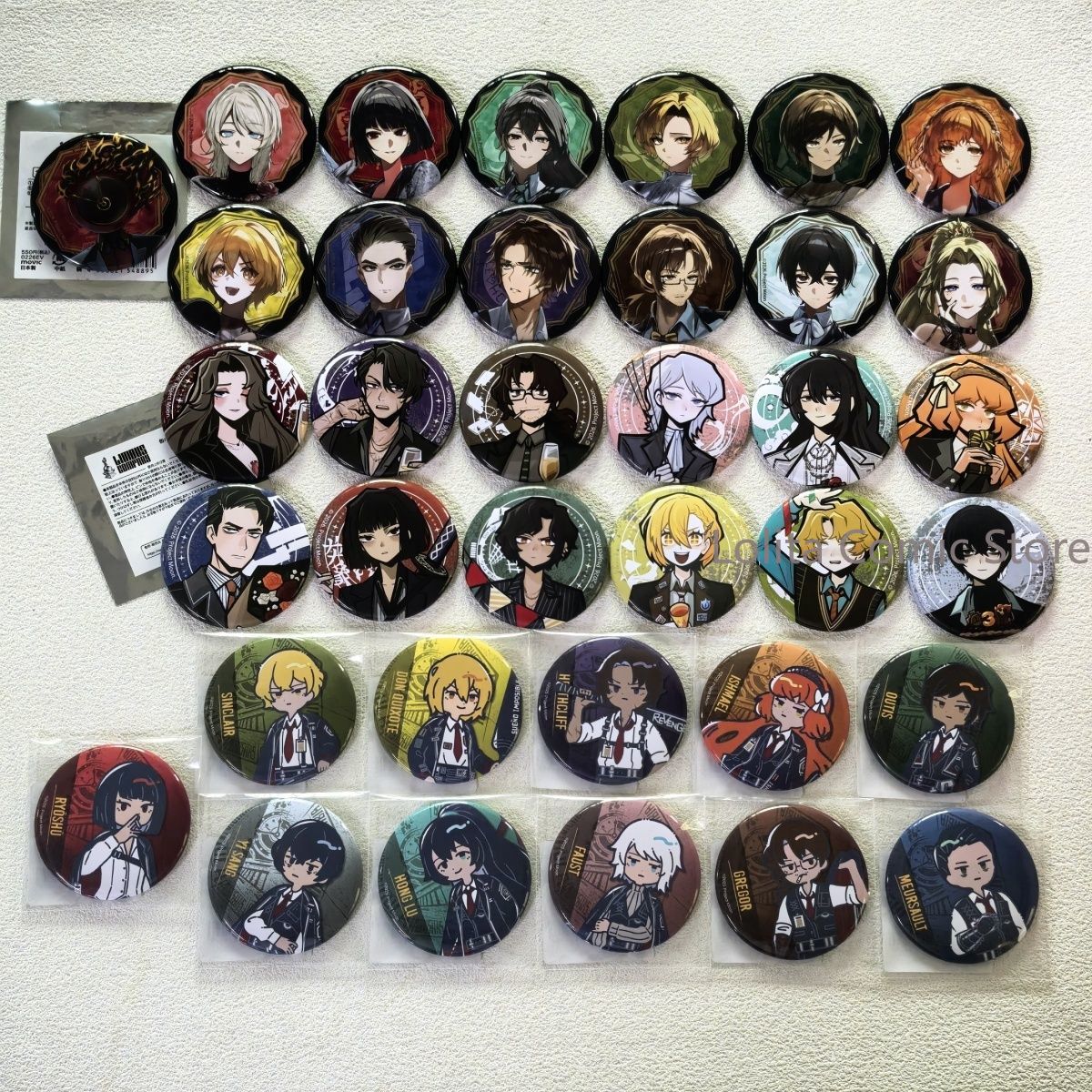 Anime Merchandise Companies - منتجات يابانية رسمية: شارة معدنية قابلة