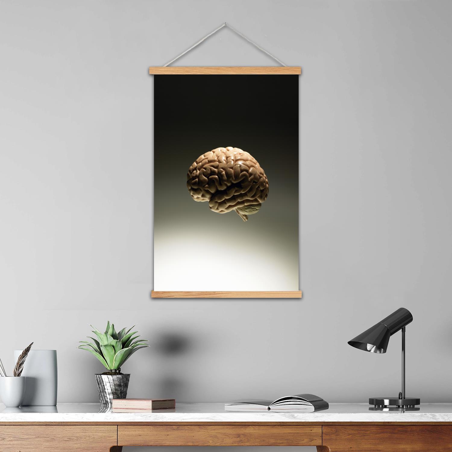 ملصق فني من القماش بإطار دماغي - مراجعة Art Print Framed وسعره