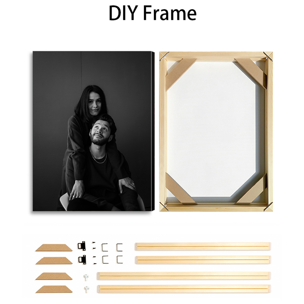 1 قطعة صورة مخصصة مع إطار DIY  - مراجعة Art Print Framed وسعره