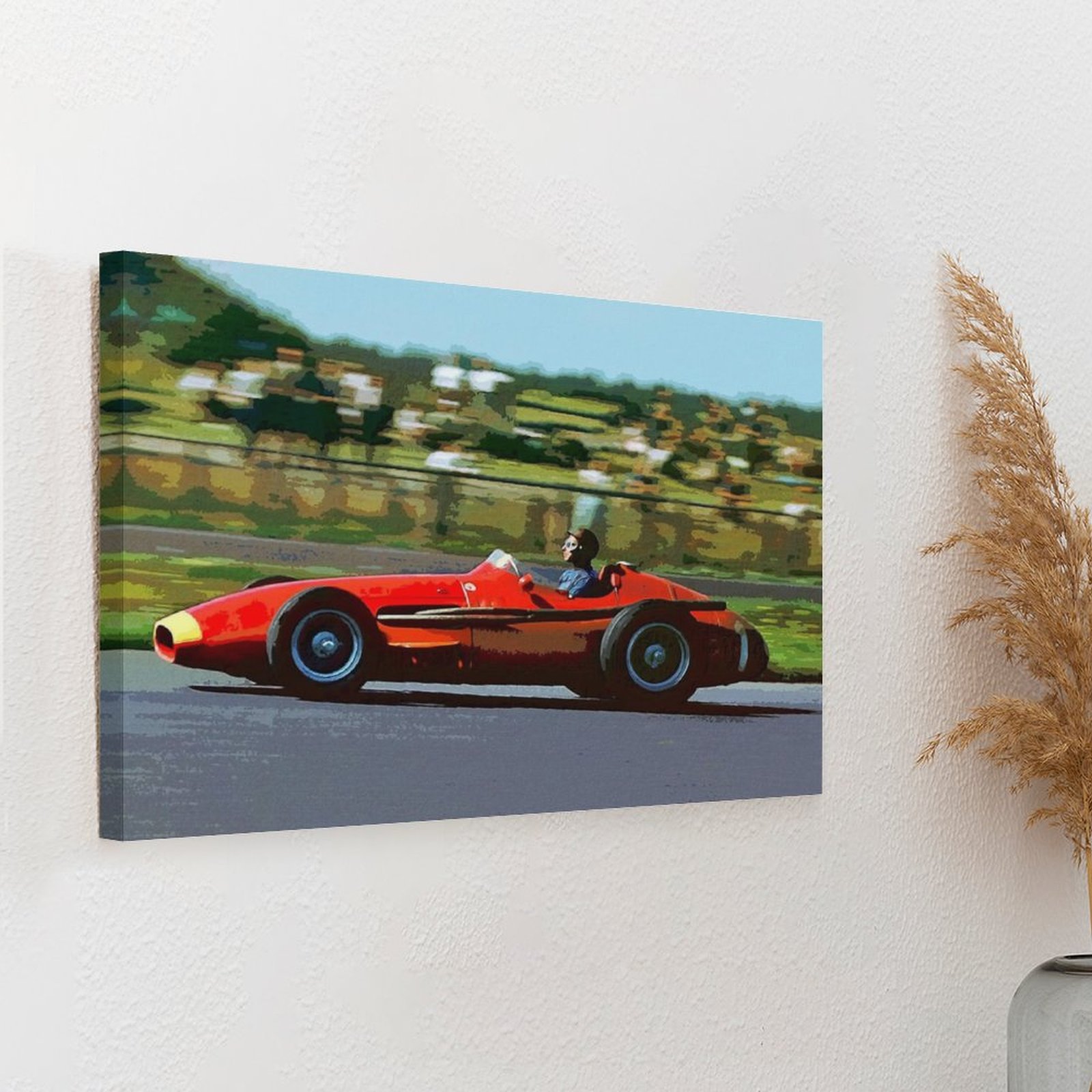 خوان مانويل فانجيو سباق بطولة  - مراجعة Art Print Framed وسعره