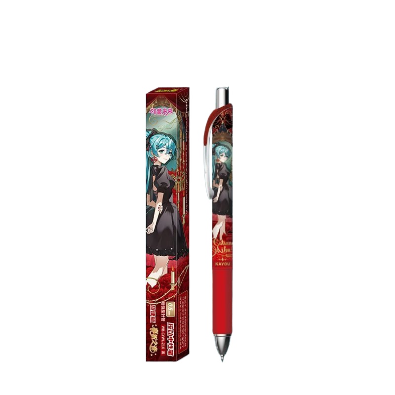أقلام جل هاتسوني ميكو بتصميم ك - مراجعة Anime Merchandise Box Set وسعره
