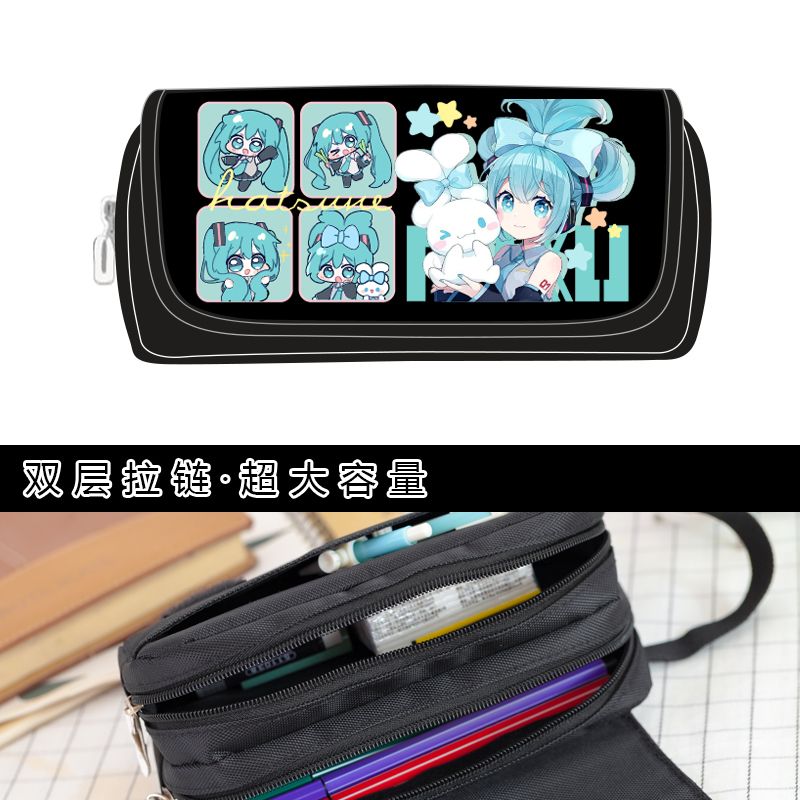 حافظة أقلام كرتونية لطيفة على  - مراجعة Anime Merchandise Box Set وسعره