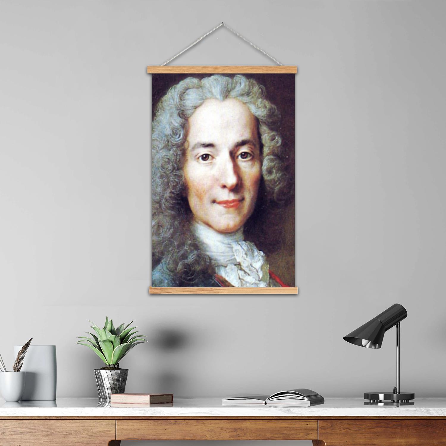 Voltaire مؤطرة جدار اللوحة قما - مراجعة Art Print Framed وسعره