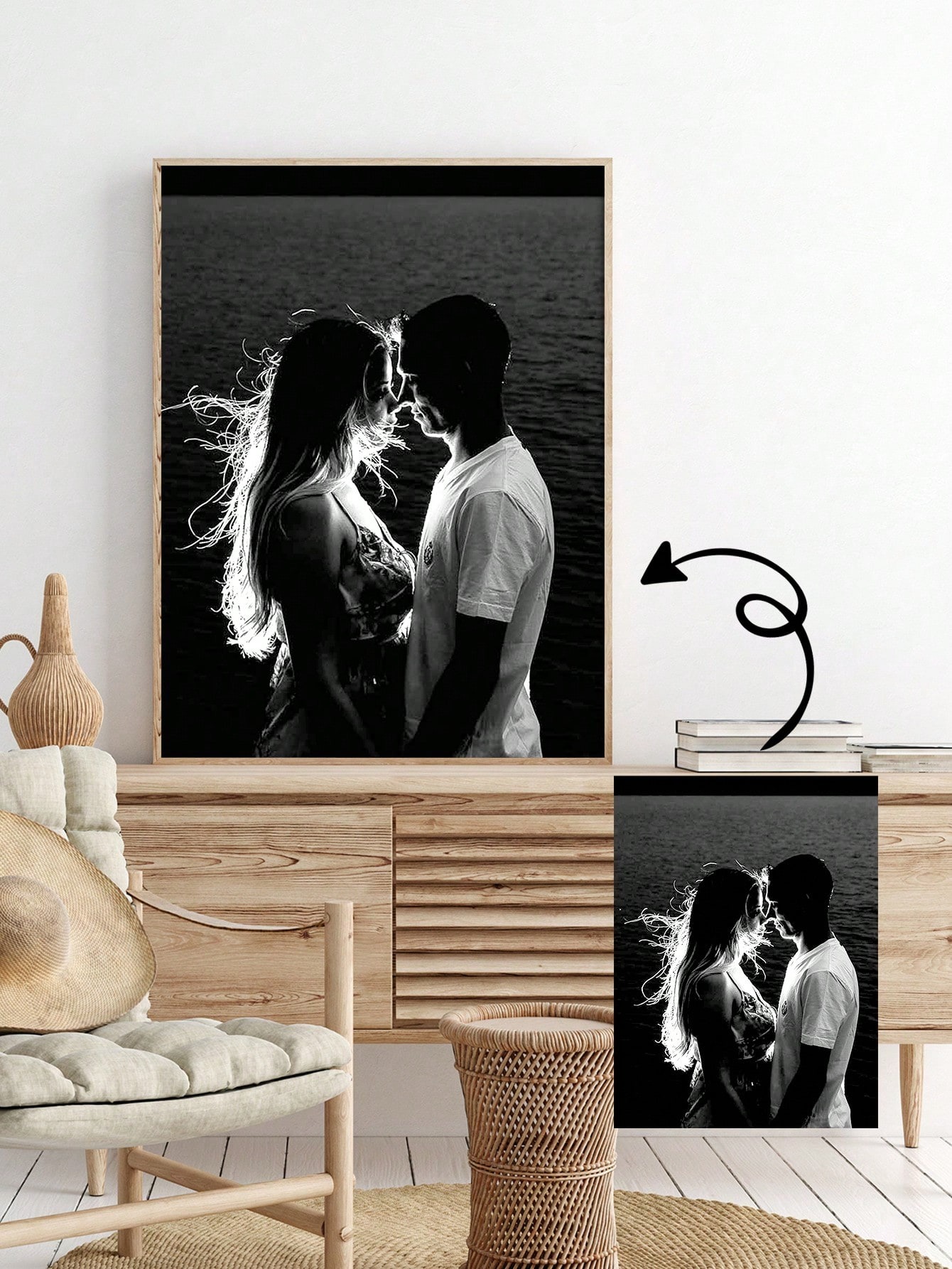 لوحة فنية جدارية مخصصة بصورة ش - مراجعة Art Print Framed وسعره