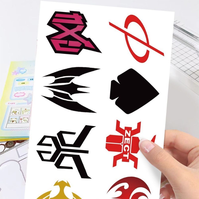 60 ورقة من ملصقات شعار كامن را - مراجعة Sticker Sheet Set وسعره
